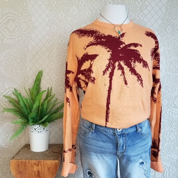 Simons Bold Graphic 100% Cotton Sweater - Picture 2 of 10